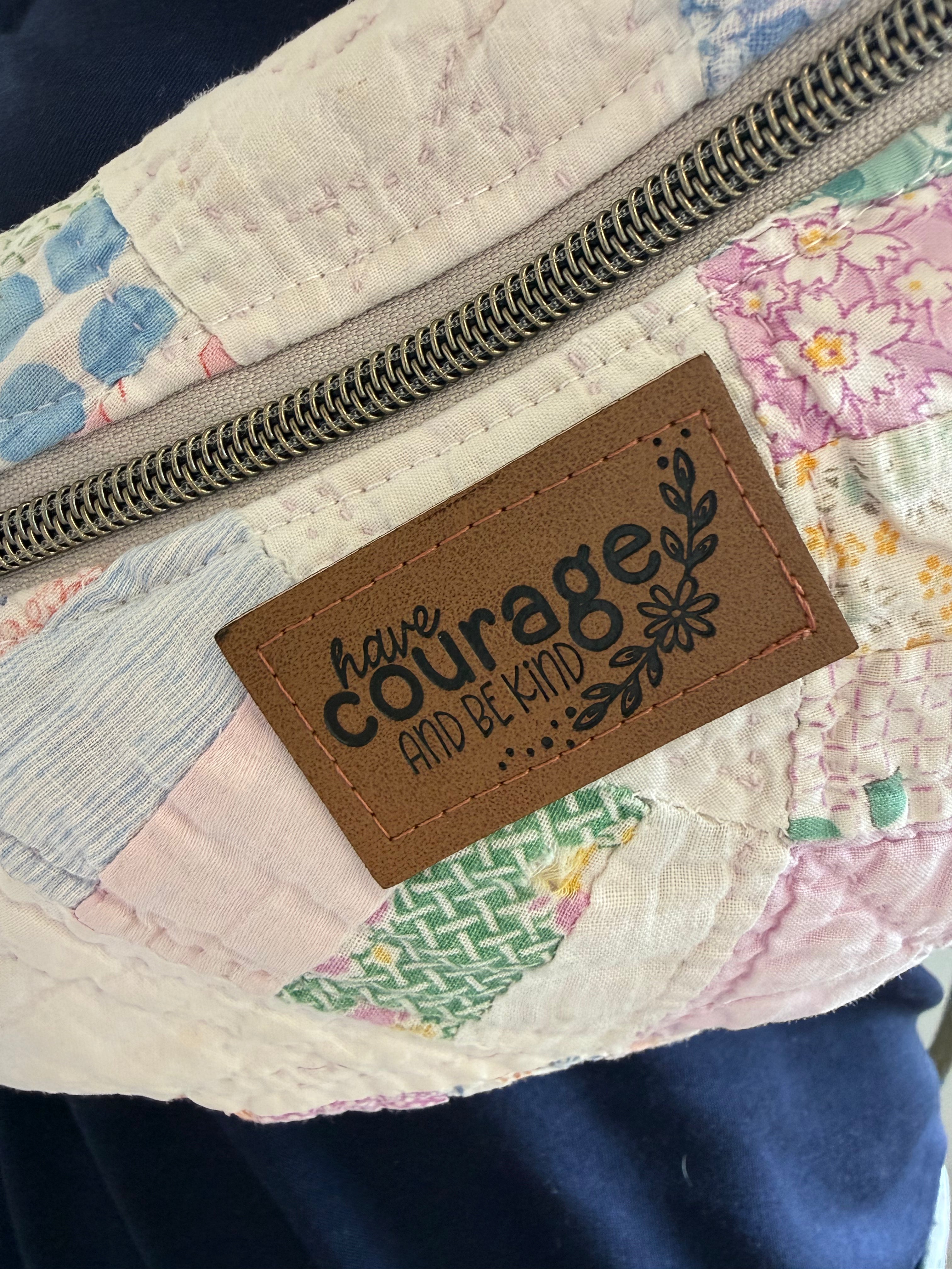 Vintage Quilt Sling Bag Small