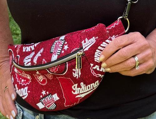 Made to order - College logo sling bag size small